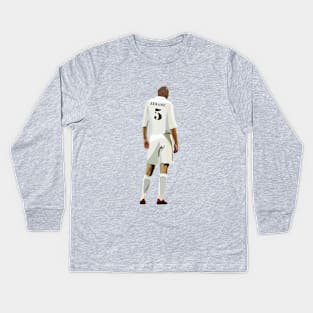 Zinedine Zidane Kids Long Sleeve T-Shirt